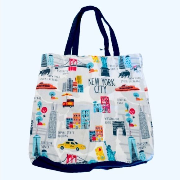 Bon Voyage Reusable Tote Bag, Lightweight, comfortable to carry - Picture 2 of 3